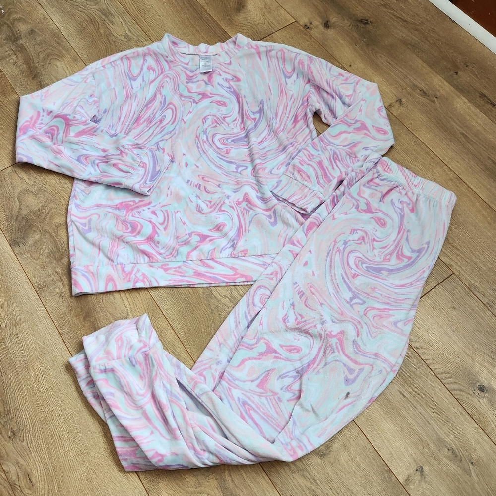 Women's velour Pajama Set - Picture 2 of 4